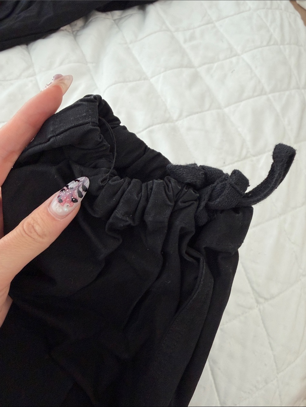 JADED LONDON Black Parachute Cargo Pants - Picture 5 of 5